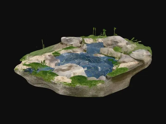 3D model for Rocky Pond Oasis