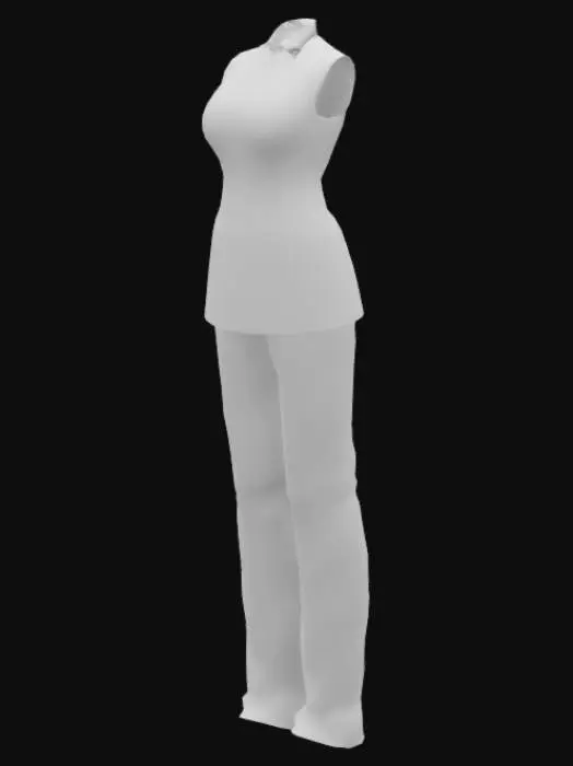 3D model for Power UV Cloth Type 2 (no underwear)