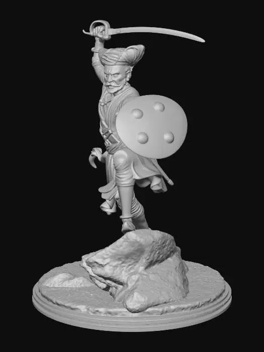 3D model for WORRIERS