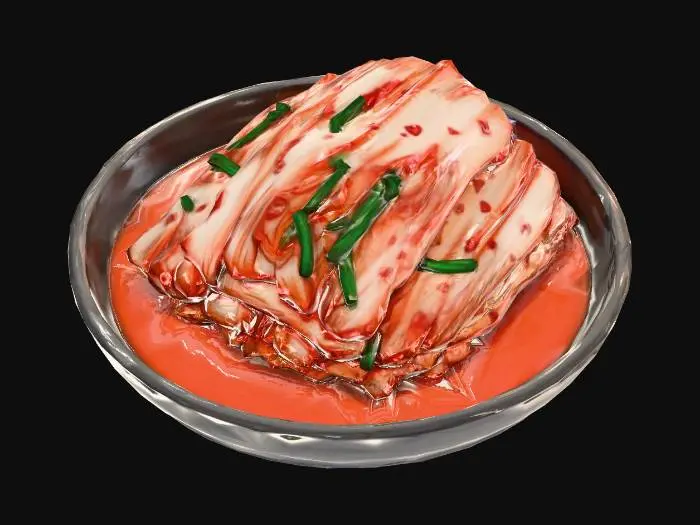3D model for Spicy Kimchi Delight