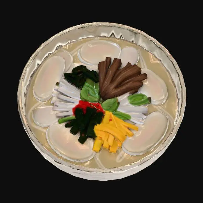 3D model for Tteokguk Delight