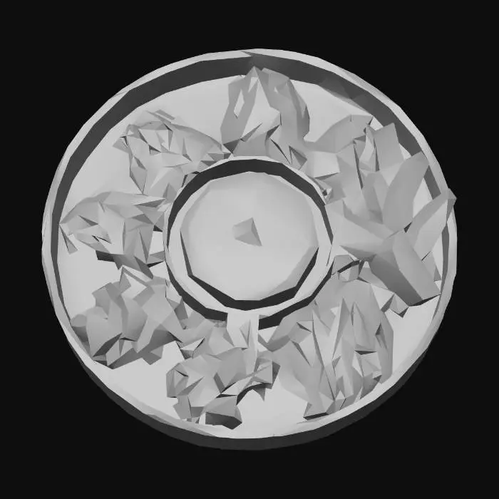 3D model for Korean Dish Platter