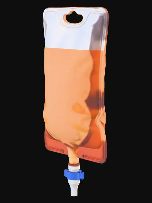 3D model for Orange Serum Bag