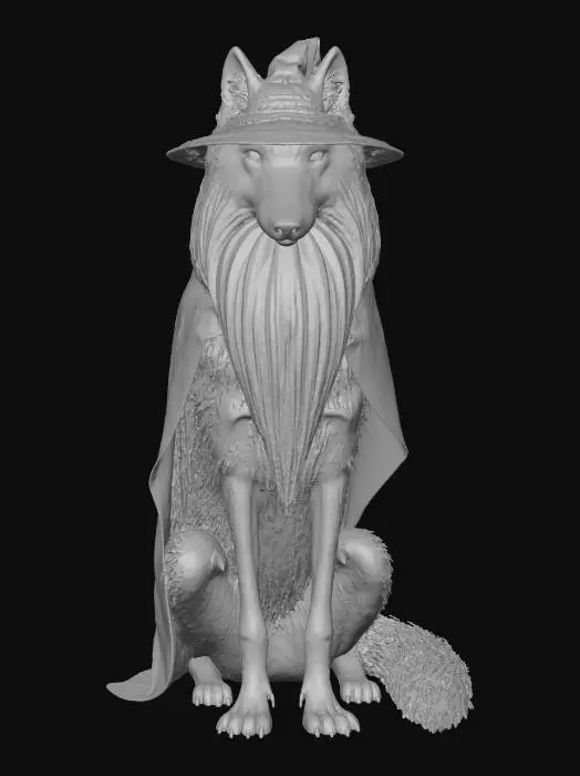 3D model for Predelat gandalfa z lol na zvireci podobu psa