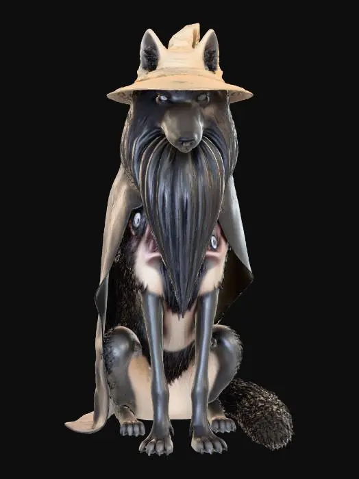 3D model for Predelat gandalfa z lol na zvireci podobu psa