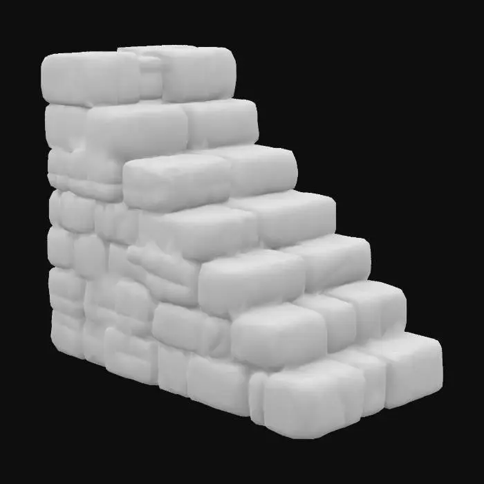 3D model for Stone Steps