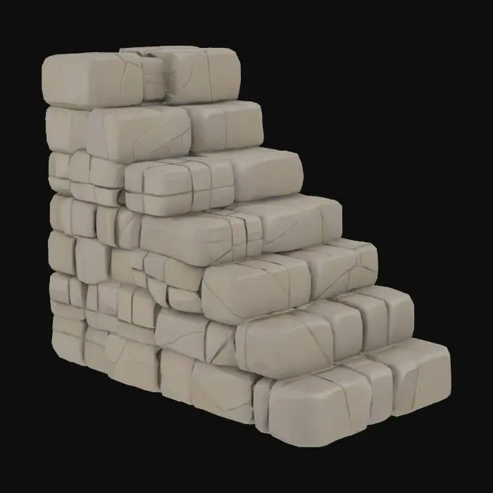 3D model for Stone Steps