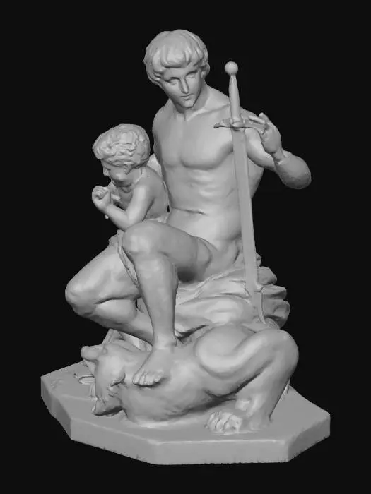 3D model for Warrior Protector