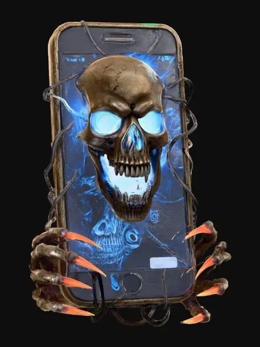 3D model for Cryptic Caller, #Halloween2025#