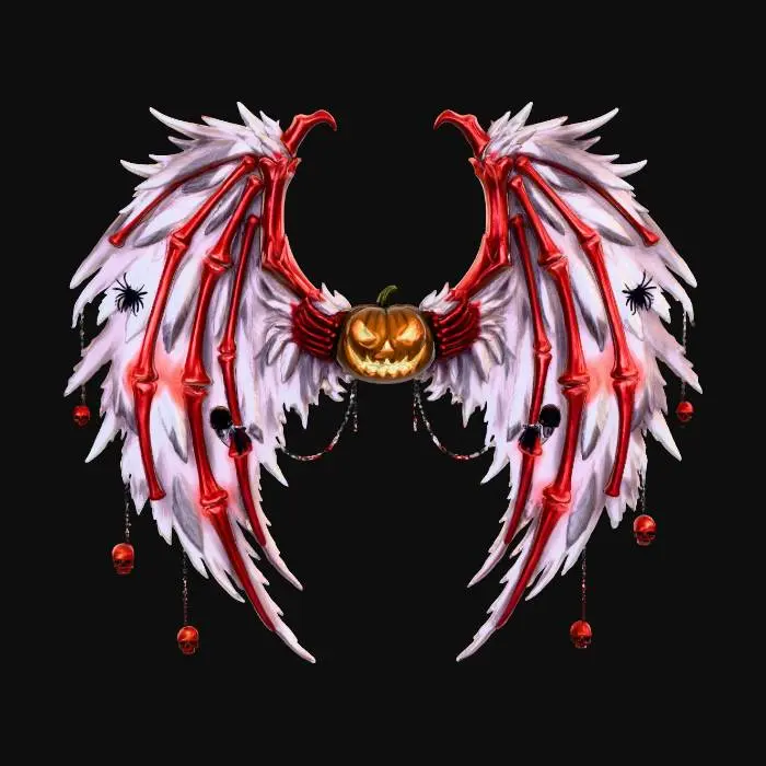 3D model for Spectral Equinox Wings, #Halloween2025#
