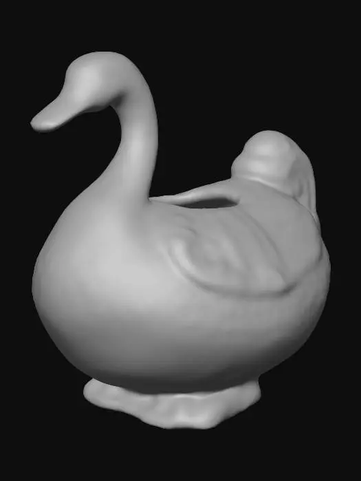 3D model for Ceramic Swan Vessel