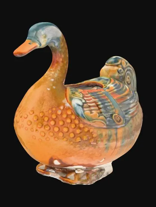 3D model for Ceramic Swan Vessel