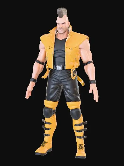 3D model for Punk Warrior