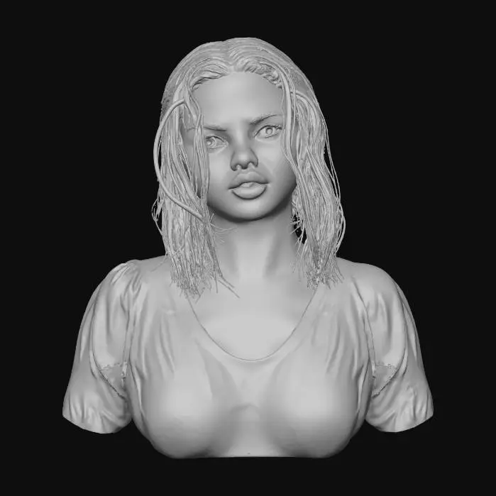 3D model for create or make a hyper-realistic full-body female skin texture based on the reference: warm tan skin, natural pores, subtle sheen, smooth gradients, realistic muscle tone, micro-bump detail, soft specular highlights on shoulders, abdomen, and legs. Add a tiny stylized micro-bikini: ultra-thin straps, minimal triangular top, and a narrow V-shaped bottom that reveals most surrounding skin while staying covered. Clean albedo texture, neutral white lighting, no shadows, seamless layout for UV projection on a 3D mesh.