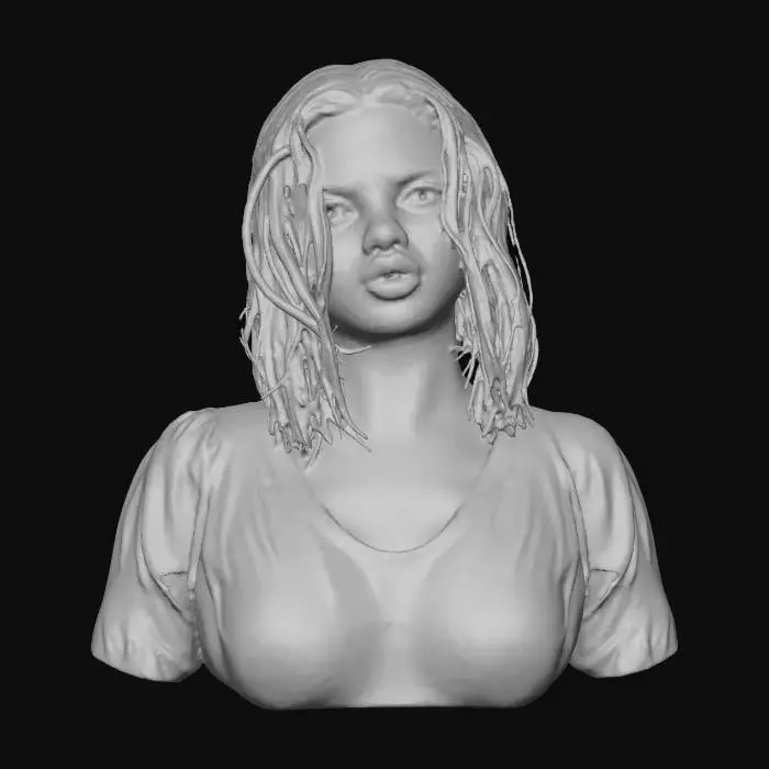 3D model for create or make a hyper-realistic full-body female skin texture based on the reference: warm tan skin, natural pores, subtle sheen, smooth gradients, realistic muscle tone, micro-bump detail, soft specular highlights on shoulders, abdomen, and legs. Add a tiny stylized micro-bikini: ultra-thin straps, minimal triangular top, and a narrow V-shaped bottom that reveals most surrounding skin while staying covered. Clean albedo texture, neutral white lighting, no shadows, seamless layout for UV projection on a 3D mesh.