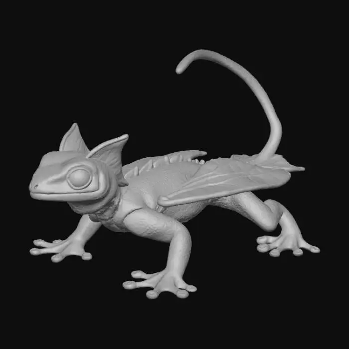 3D model for Chameleon Sprite