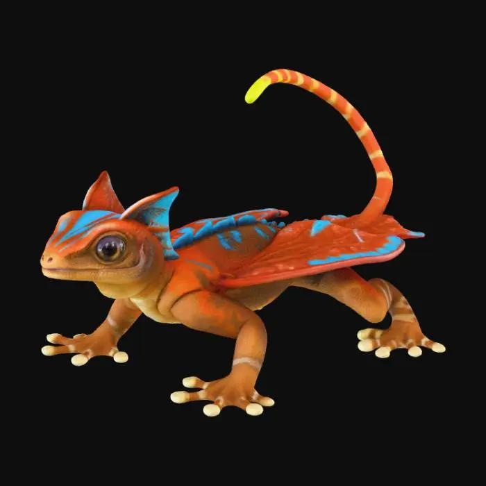 3D model for Chameleon Sprite