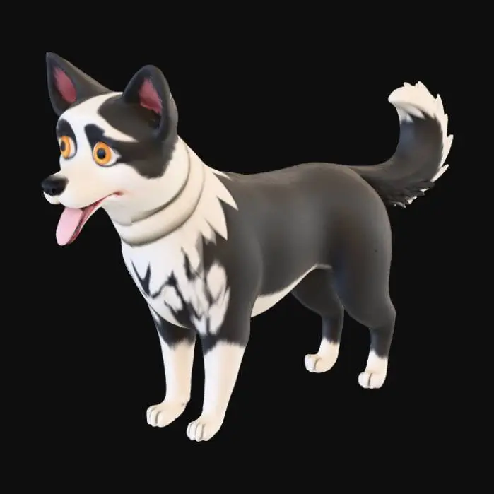 3D model for หมาพันธ์ บอร์เดอร์ คอลลี่