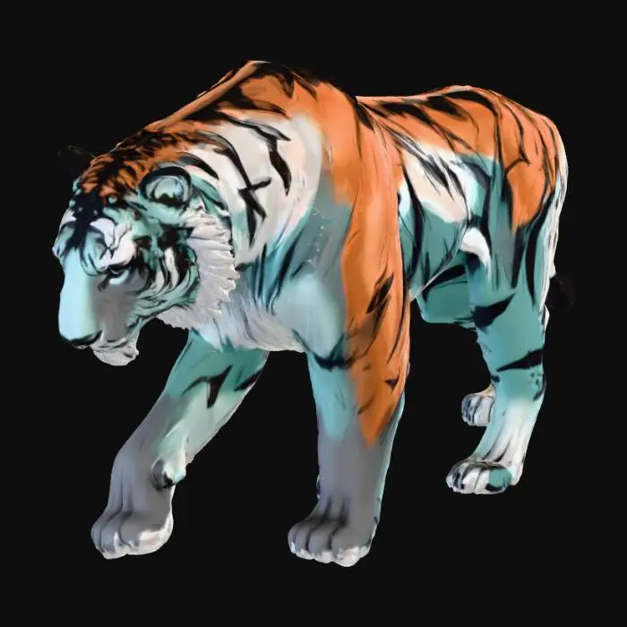 3D model for Blueprint Tiger