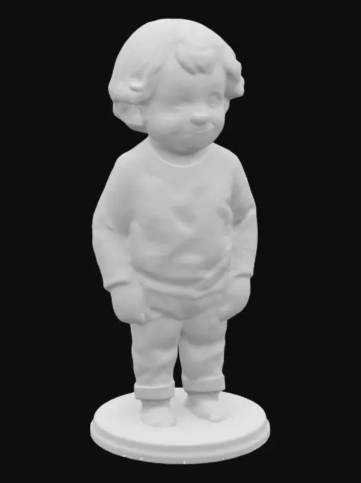3D model for Smiling Toddler Statuette