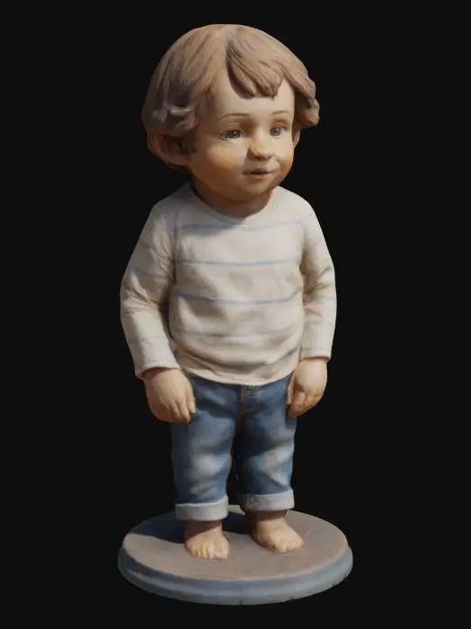 3D model for Smiling Toddler Statuette