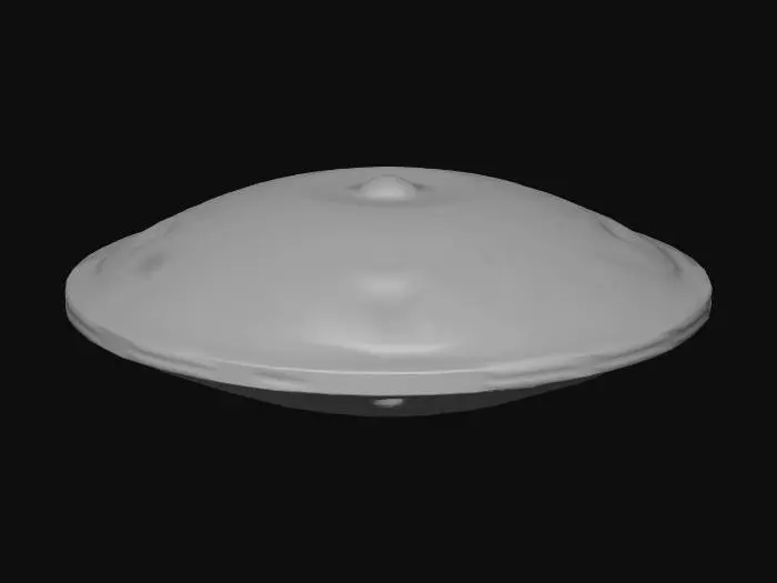 3D model for Wooden Handpan Instrument