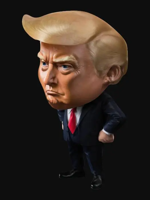 3D model for Donald trump muscle