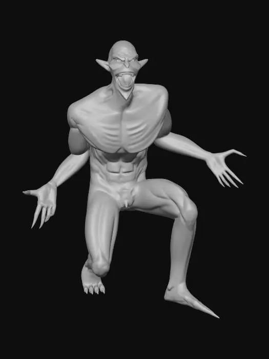 3D model for devil