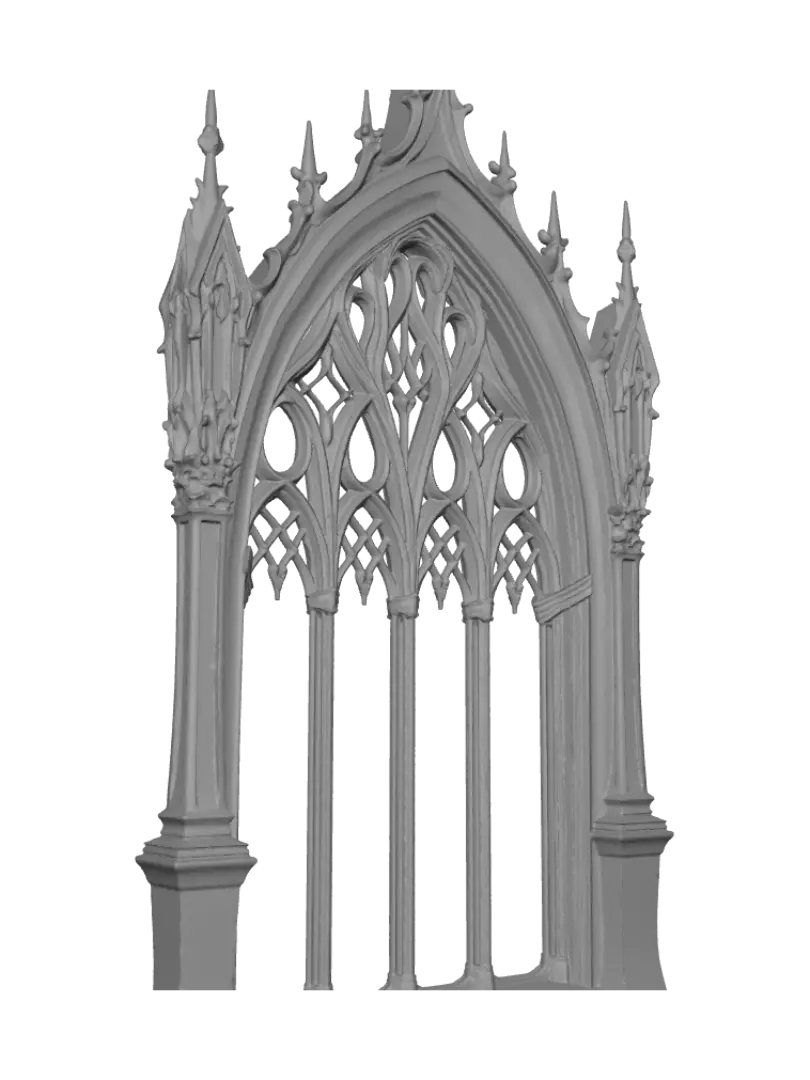 fluted