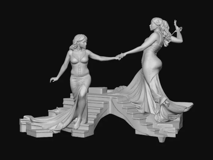 3D model for Duet on the Infinite Staircase