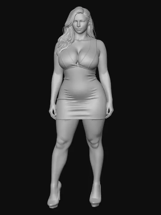 3D model for Silhouette in Black