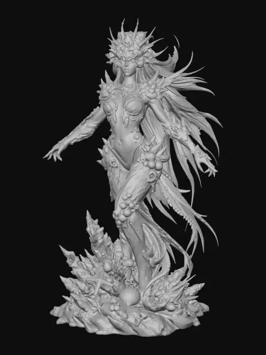 3D model for Empress of the Coral Depths