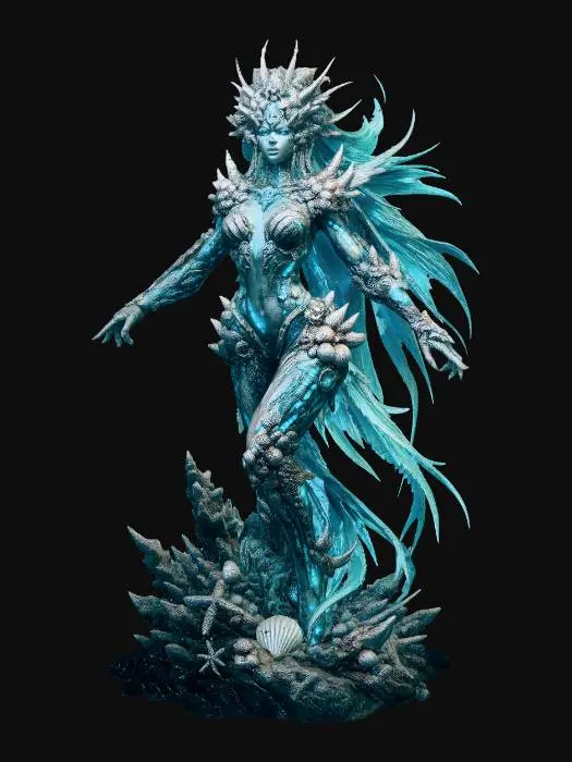 3D model for Empress of the Coral Depths