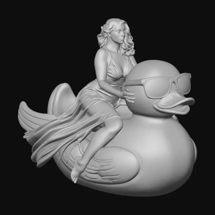 3D model for Storm Ride on a Rubber Duck