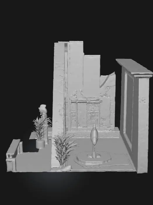 3D model for Egyptian-Inspired Modern Design.