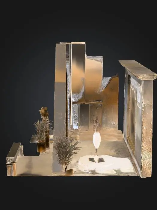 3D model for Egyptian-Inspired Modern Design.