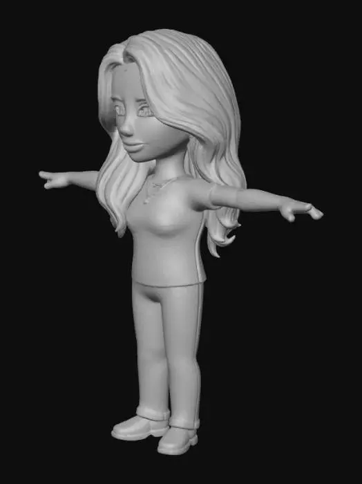 3D model for Digital Portrait Icon