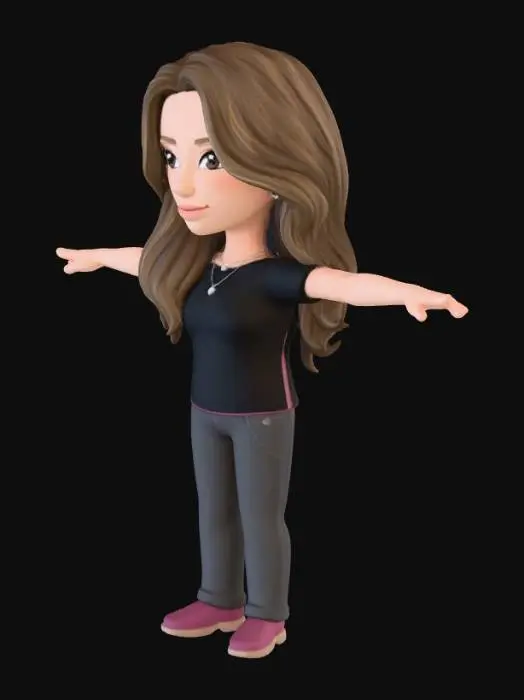 3D model for Digital Portrait Icon