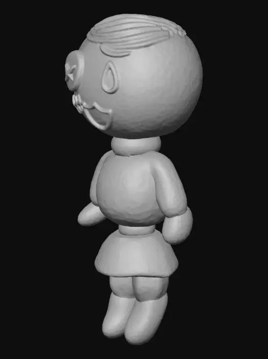 3D model for Playful Doodle Character