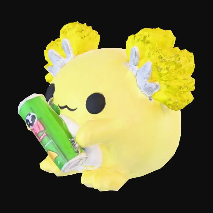 3D model for Axolotl Snack Time