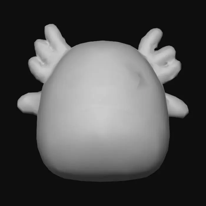 3D model for Axolotl Plush