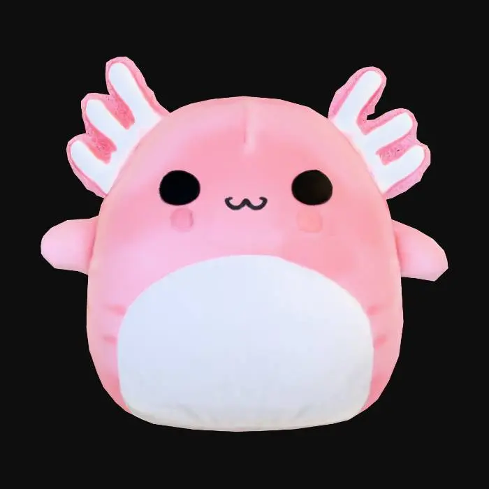3D model for Axolotl Plush