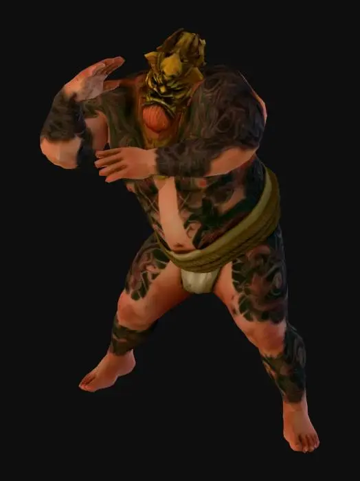 3D model for Warrior's Stance