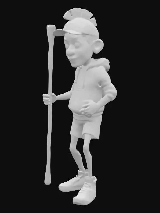 3D model for Saci-Pererê, quero ele moderno