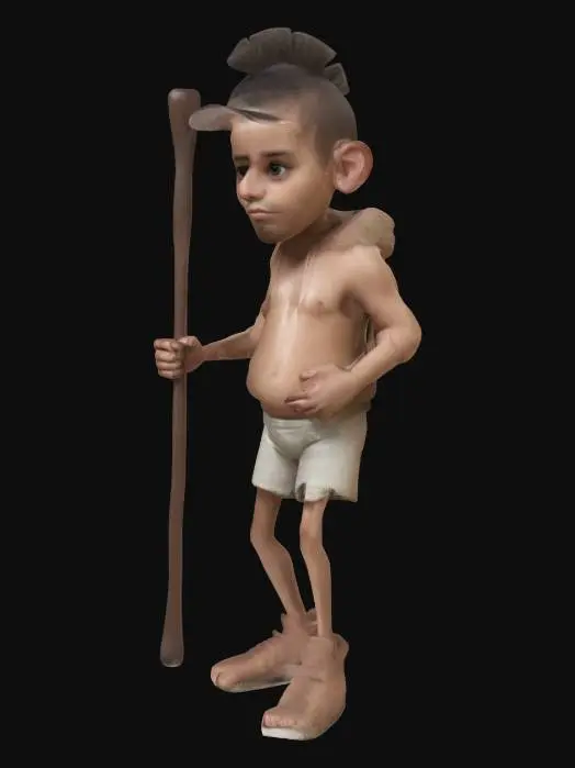 3D model for Saci-Pererê, quero ele moderno