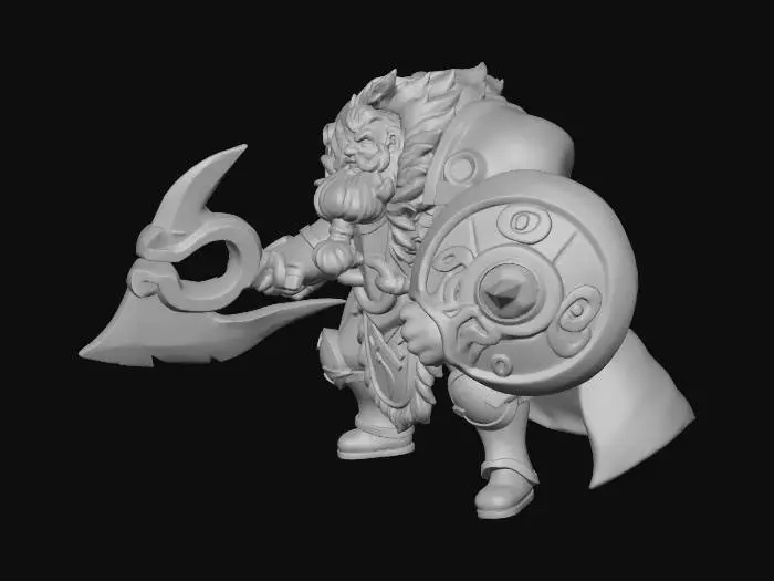 3D model for Viking Warrior