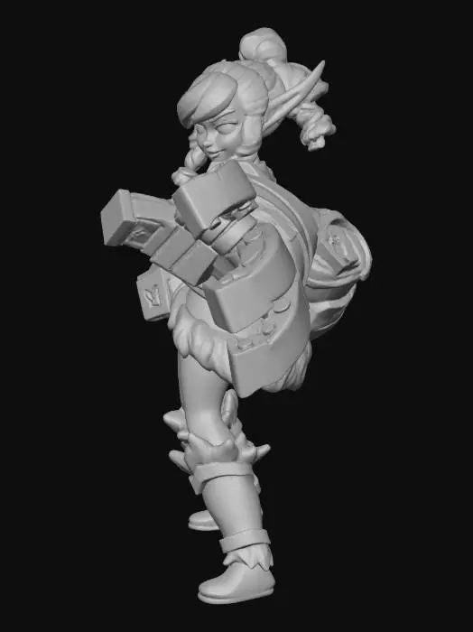 3D model for Electro Glove Warrior