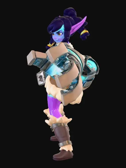 3D model for Electro Glove Warrior