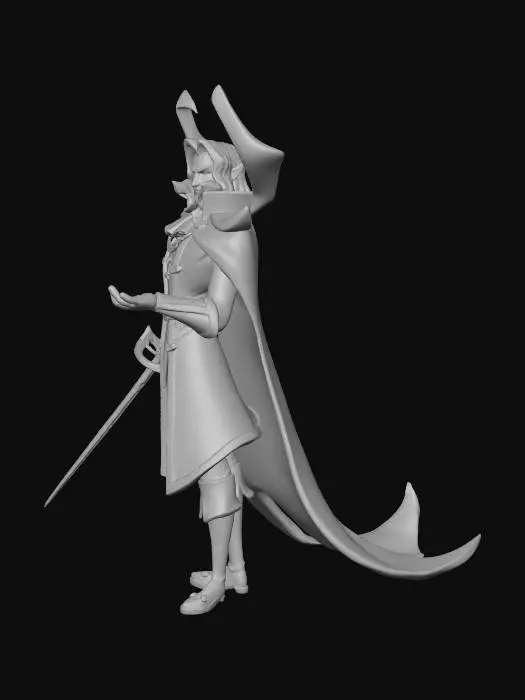 3D model for Vampire Magician