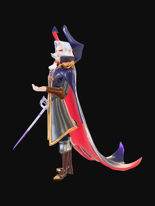 3D model for Vampire Magician